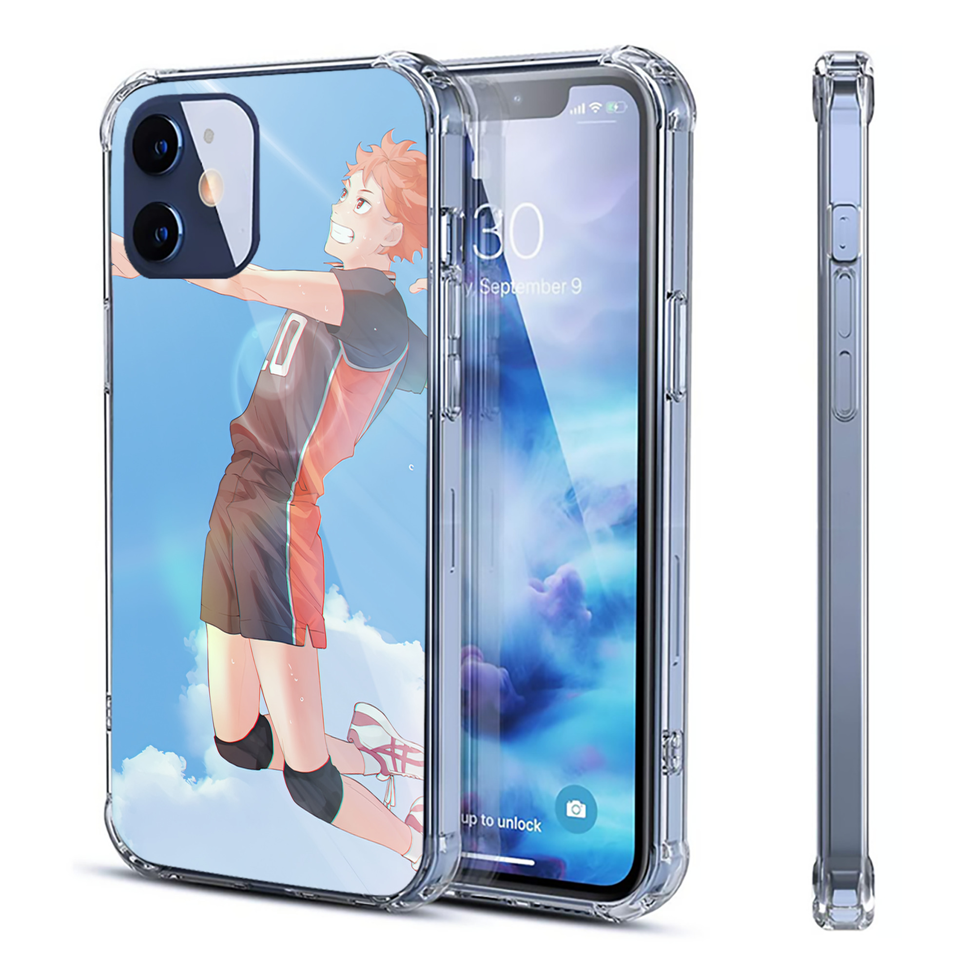（画像用） ハイキュー!! Haikyu!! 【iPhone 12シリーズ対応】透明スマホケース（クリアソフトケース）